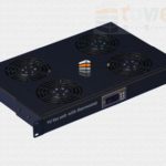 1U fan unit with 4fans and thermostat 220V 19" installation with all-usage type line