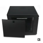 19" Wall Mounted Server Cabinet Network Data Rack 6U Lockable - Image 6