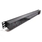 19" Rack Mount PDU Power Distribution Unit 4/6/8/10/12/16/20 Way Horizontal Vertical UK 13A Surge Switched - Image 8