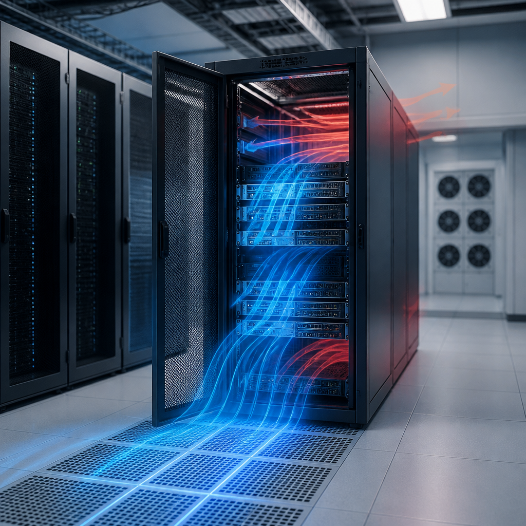server cabinet airflow requirements UK