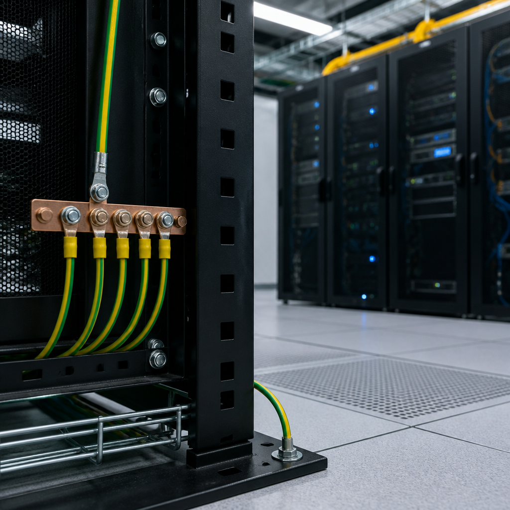 server rack earthing requirements UK