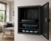 can you put a router in a wall mounted network cabinet