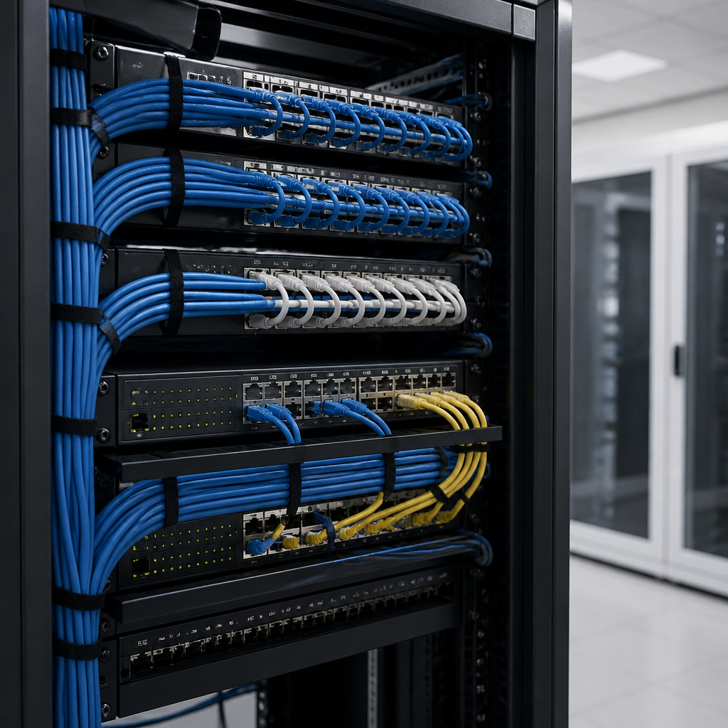 network cabinet cable management UK