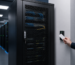 secure 19 inch network cabinet